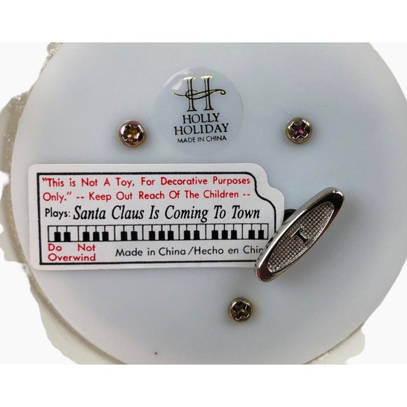 Home For The Holiday Musical Santa Claus Is Coming To Town Holly Christmas - Picture 10 of 10